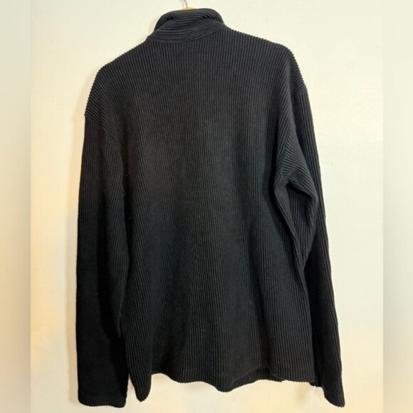 Weekday Black Ribbed Corduroy Full-Zip Jacket – Size M - Picture 3 of 7